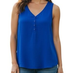 Apt. 9 Women's Royal Blue Sleeveless Top